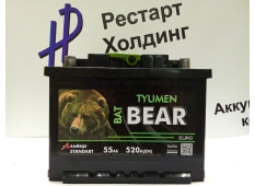 Аккумулятор 6СТ-55 TYUMEN BatBear прямая полярность 