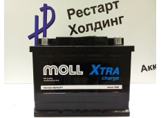 Аккумулятор 6СТ-60 MOLL XTRA обратная полярность